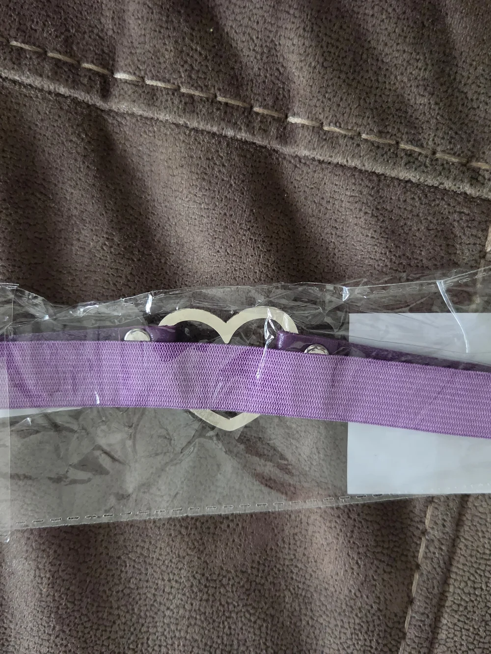 Purple Heart Accent Women's Belt